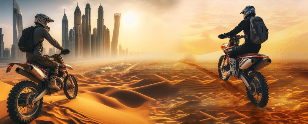 Motorcycle rental Dubai Tour booking