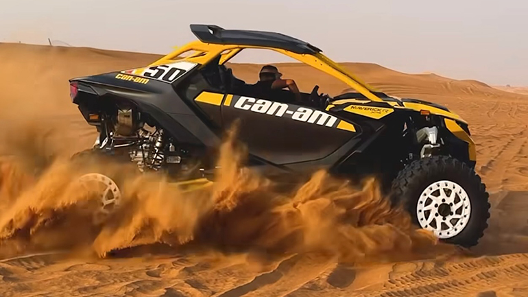 Can-Am Maverick: Powerful buggy