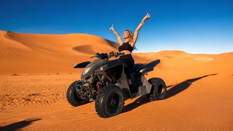 Visit Dubai with 220cc ATV Bike: Best for Families