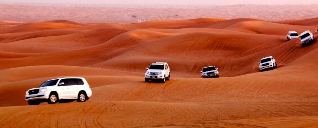 group dune bashing desert