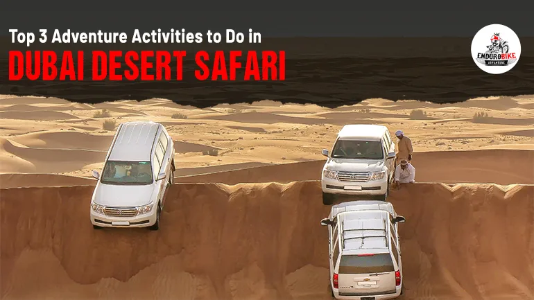 adventure in desert safari dubai