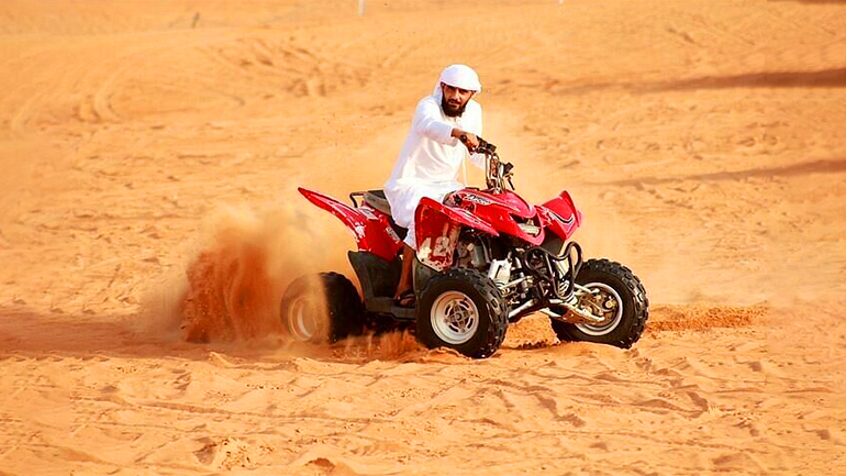 quad biking dubai