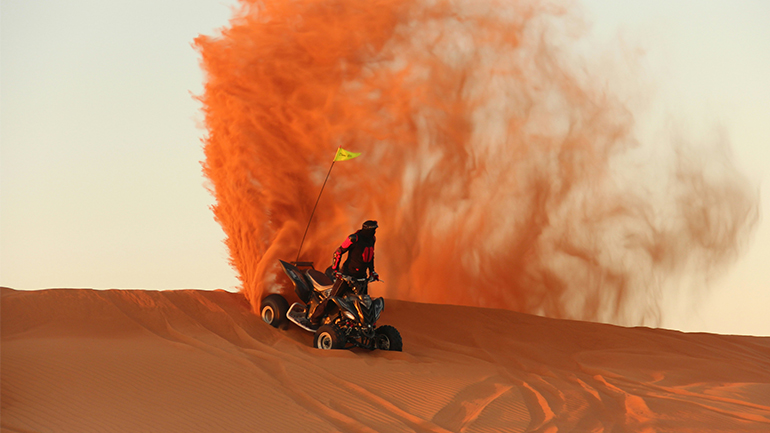 Enjoy Dubai Desert Off-Road Experience with ATV Quad Bikes