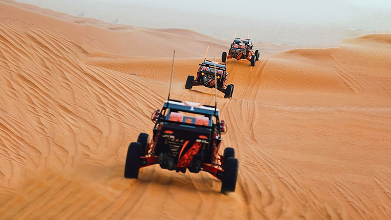 Explore the Majestic Desert Landscape in a Dune Buggy Dubai