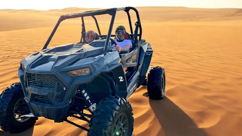 2-Seater RZR Buggy Dubai Ride Package